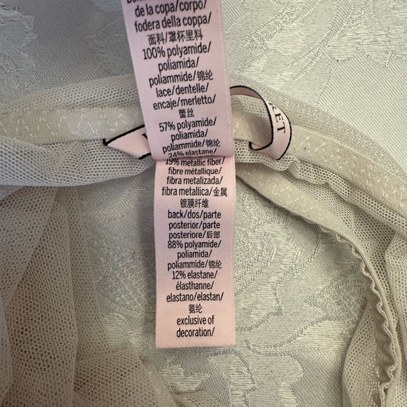 Victoria’s Secret Size Med Neglige Teddy Chiffon Sexy Lace Chemise Tie Open Back - Picture 5 of 5